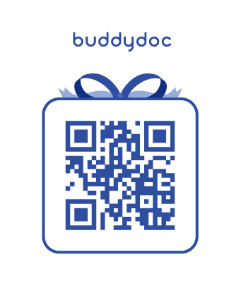 qr code for the buddydoc app