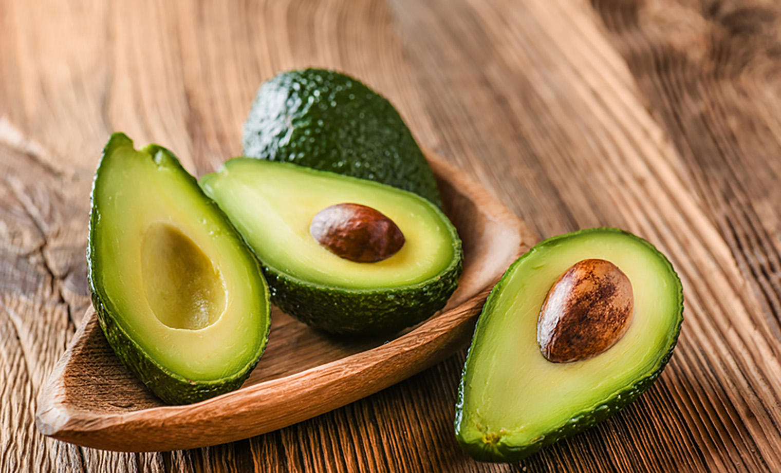 Avocados on a table